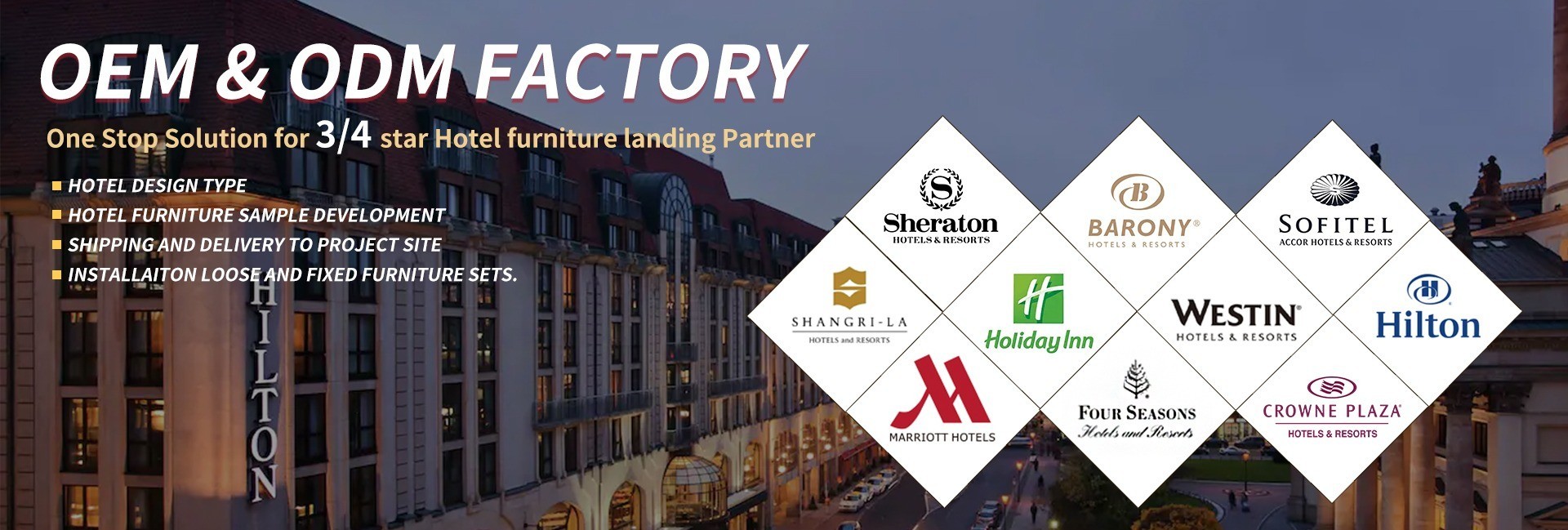 Quality Luxury Hotel Furniture factory