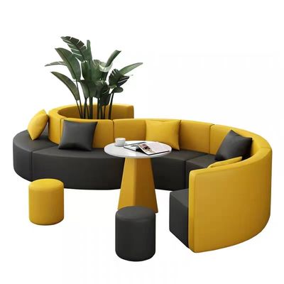Buy Solid Wood Luxury Modern Sofa Hotel Lobby Public Reception Room S Arc Office Lounge Sofa online manufacture
