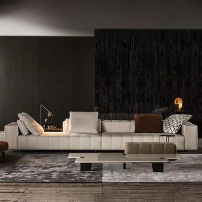 Buy Modern Hotel Lobby Furniture Module Large Flat Floor Piano Wedge Sofa online manufacture