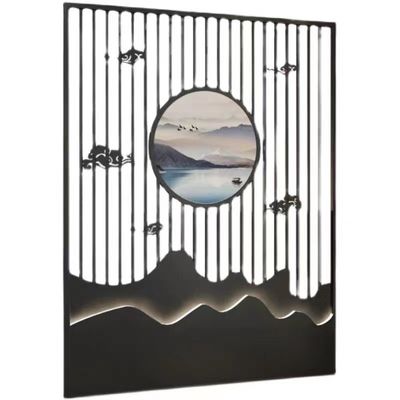 Buy Screen Stainless Steel Hotel Furniture Frosted Decorative Room Partition online manufacture