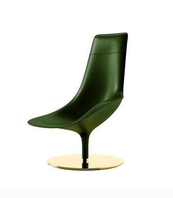 Buy Nordic Modern Personality Leather Lounge Swivel Chair Creative Shaped online manufacture