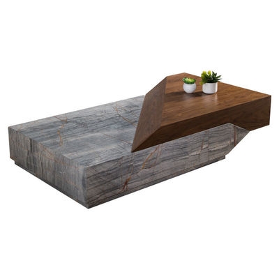 Good price Creative Marble Solid Wood Coffee Table Light Luxury Italian Style Furniture online