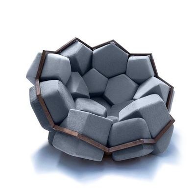 Good price New Designer Creative Molecular Ball Sofa Chair With Velvet Fabric online
