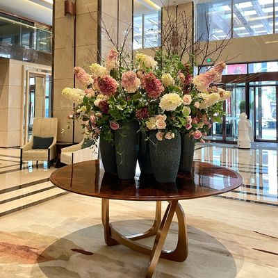 Good price Premium Vase Ornament Hotel Flower Arrangement Decorative Flower Pot And Table online