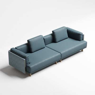 Buy Modern Luxury Hotel Reception Sofa Solid Wood Frame Negotiation Sofa online manufacture