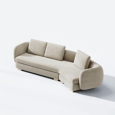 Buy Modern 3 4 5 Star Hotel Lobby Furniture 4 Seater Reception Curved Sofa Set online manufacture