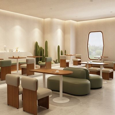 Buy High End Besopke Leisure Sofa Coffee Table Free Combination Set Green Beige Color online manufacture