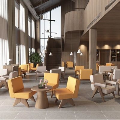 Buy Five Star Hotel Lobby Furniture Negotiation Sofa Table And Chair Set online manufacture