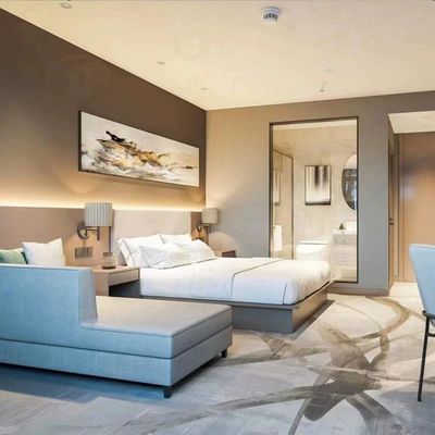 Buy 5 Star Modern Minimalist Design Hotel Project Bedroom Furniture Set online manufacture