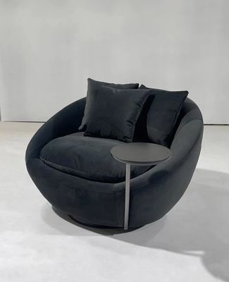 ODM OEM Villa Home Hotel Rotating Sofa Chair With Tray