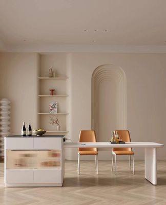 Rock Plate Hotel Restaurant Furniture Creative Dining Table Set