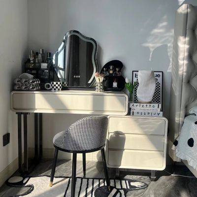 Hotel Modern Dressing Table Storage Bin Cabinet  Makeup Vanity Table