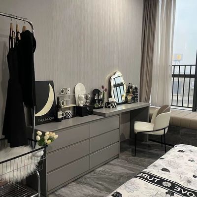 Rock Plate Modern Makeup Table Luxury Dressing Table With Drawers Hotel Bedroom