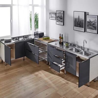 Integrated Assembly Integral Hotel Kitchen Cabinets Multifunctional