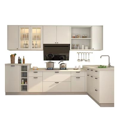 18mm Countertops Hotel Kitchen Cabinets Overall Quartz Stone