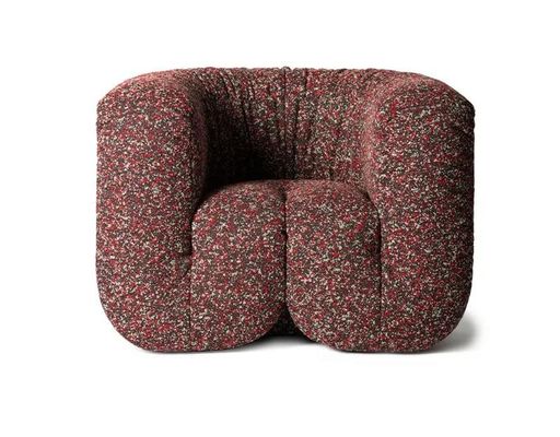 100*85*75 cm Hotel Lobby Furniture Fabric U Shaped Creative Single Leisure Chair