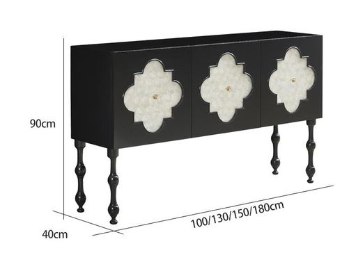Modern Living Room Cabinets Custom American Solid Wood Shell Decorative Cabinet