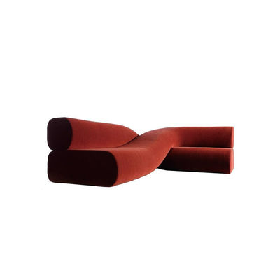 Italian Luxury Hotel Lobby Furniture Corner Velvet Multi Person Lazy Sofa