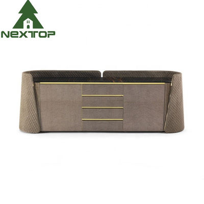 75 Inch TV Stand Set Modern Metal Luxury Room Furniture Marble Top Storage Cabinet