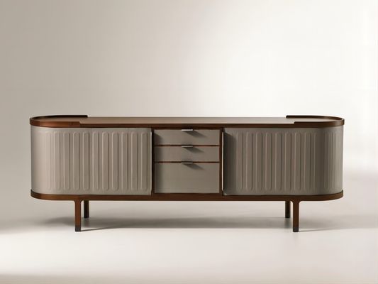 OEM Upholstery Solid Wood Cabinets Console Table For Entryway Hall