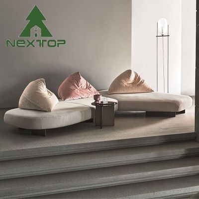 OEM ODM Hotel Lobby Living Room Reception Shaped Corner Sofa Set