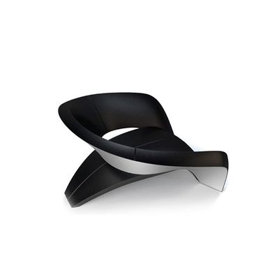 Creative Black Hotel Lobby Furniture  Leather Aircraft Chair Leisure And Public Cafe