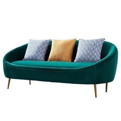 Modern Fashion Hotel Guest Room Velvet Sofas Undertake Hotel Projects