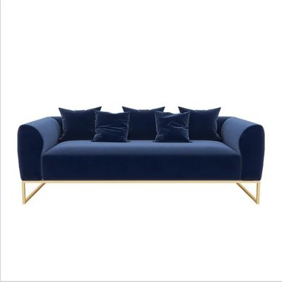 Colorful Velvet Texture Hotel Room Sofa Unique Touch