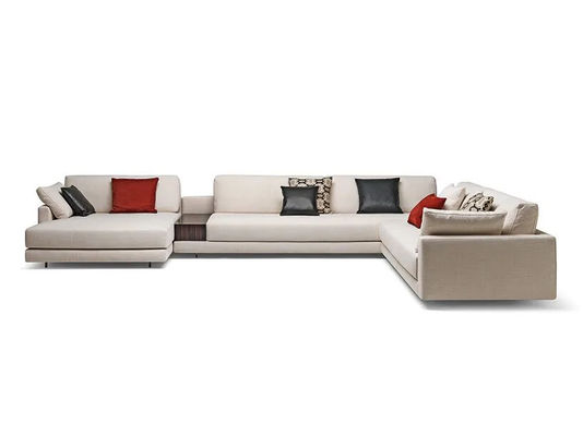 Modern Elegance: High Standard L-Shaped Fabric Sofa For Hotel,Office,Villa Luxury