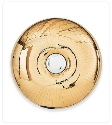 High-Tech Vacuum Electroplated Gold Wall Wine Cabinet Restaurant Villa Accent
