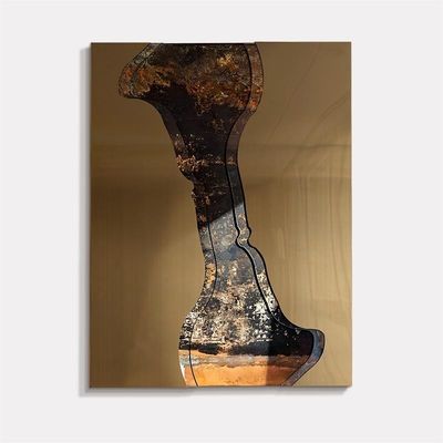 Spatial Aesthetics Wall Decor High-End Hotel Restaurant Metal Backdrop Furniture