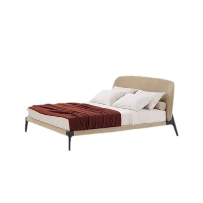 Customized Modern High End Hotel Bedroom Furniture Standard Comfortable Wooden Bed