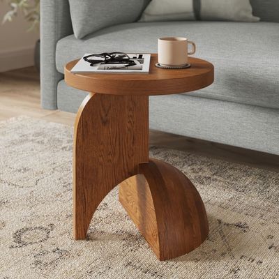 5 Star Hotel Room Minimalist Style Solid Oak Wood Side Table