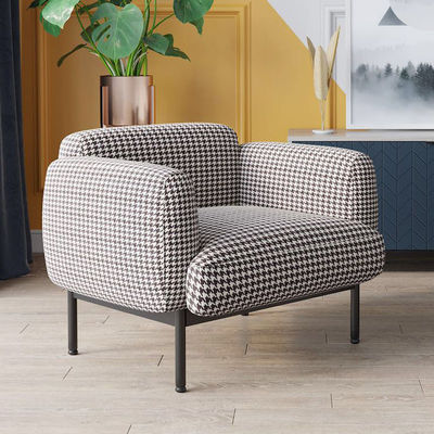 Hotel single sofa chair bedroom sofa custom fabric leisure chair